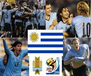 Puzzle Επιλογή της Ουρουγουάης, ομάδα Α, Νότια Αφρική το 2010